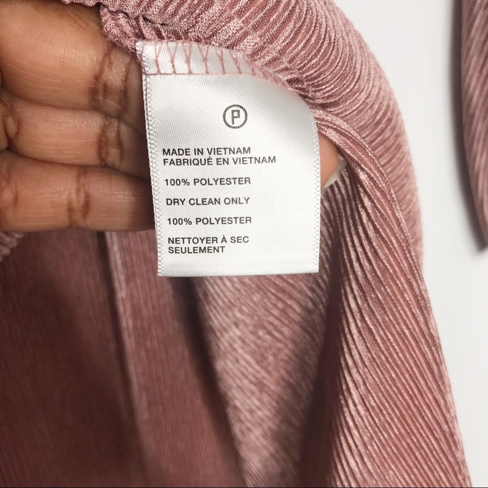 J.O.A. Blush Pink Off The Shoulder Top Size Small - Picture 5 of 6